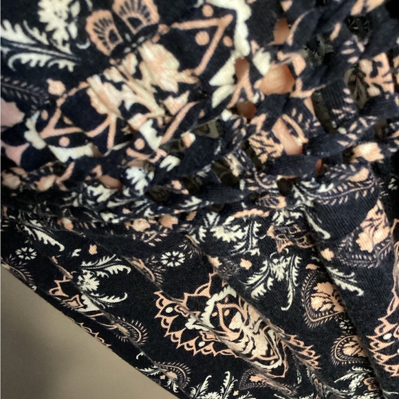 352 Mudd Blue Patterned Maxi Dress - Picture 2 of 5